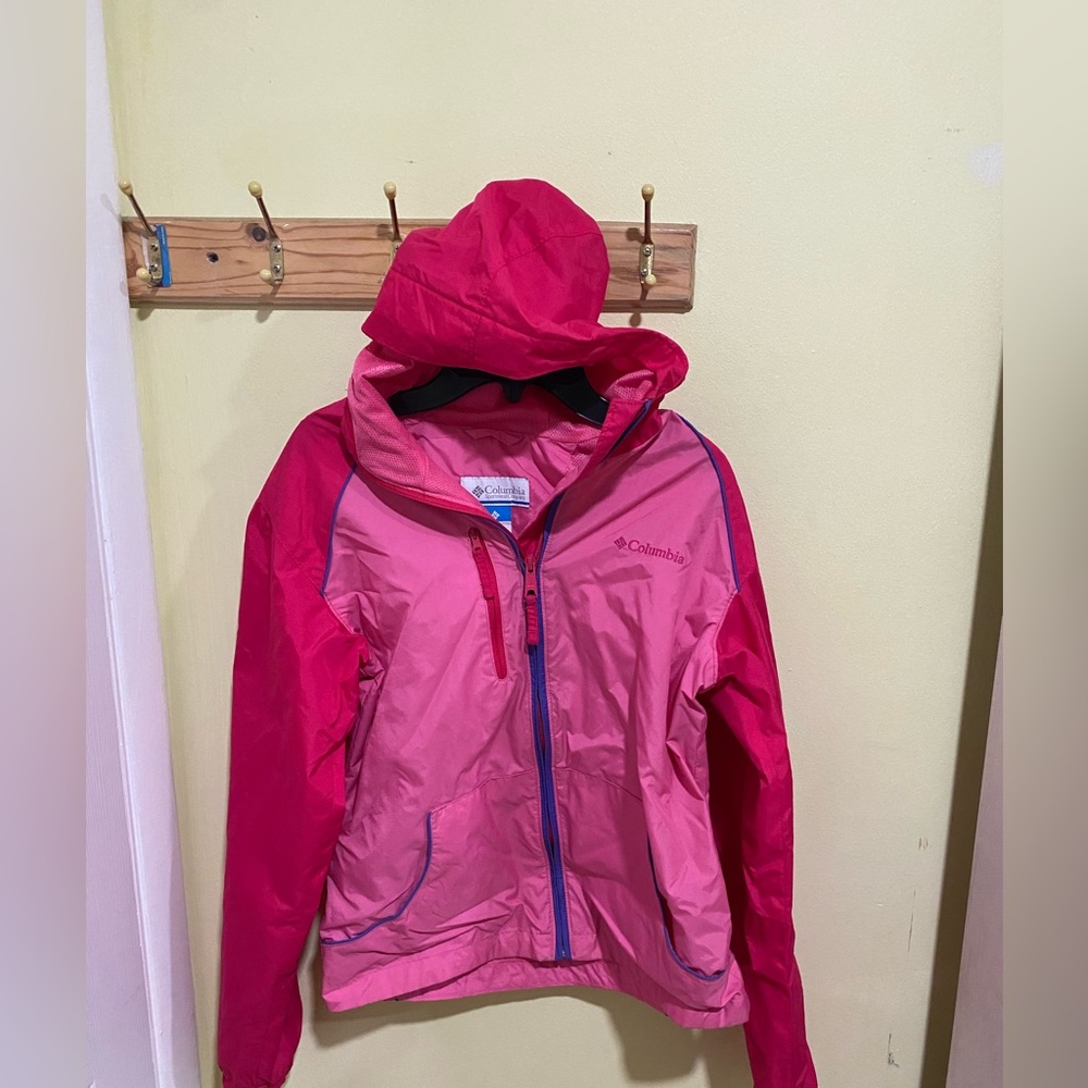 Columbia kids rain/windbreaker jacket: size 14-16